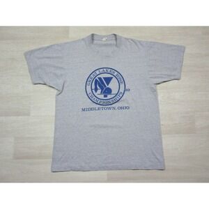 Great Lakes Zone Swimming Championships (L) T Shirt 1980's Middletown Ohio